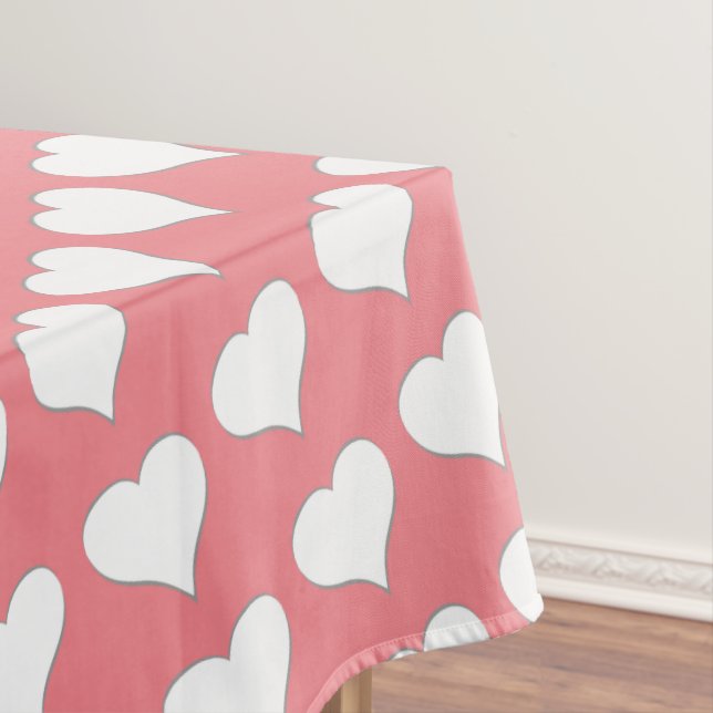 Nappe Valentine's Tablecloth Custom Valentine's Decor (In Situ)