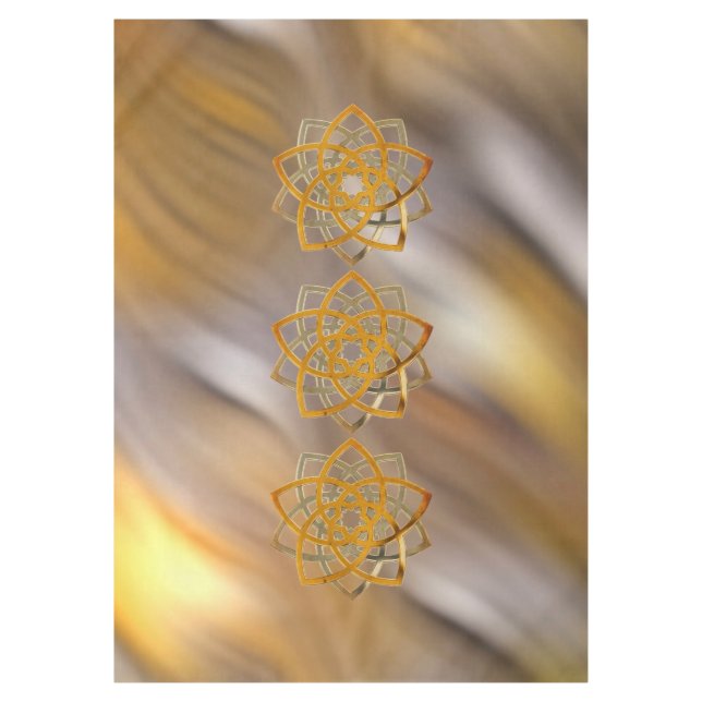 Nappe Venusblume Duo Or Argent antique + vos idées (Devant)
