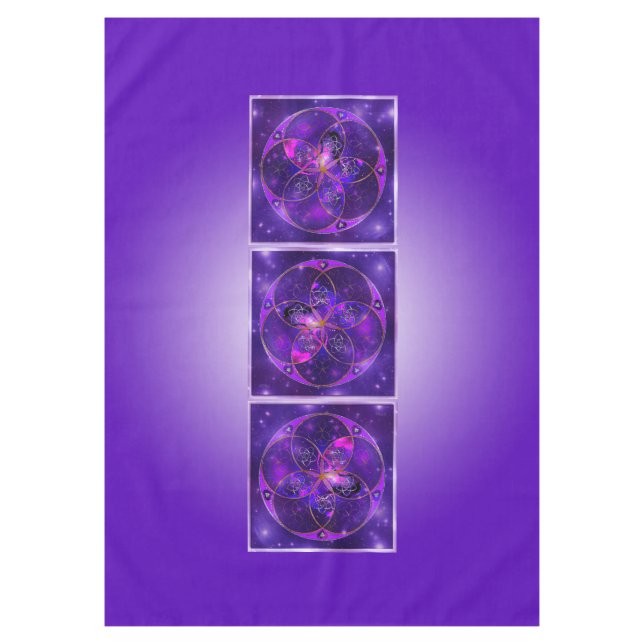 Nappe Vénusblume violet univers + vos idées (Devant)