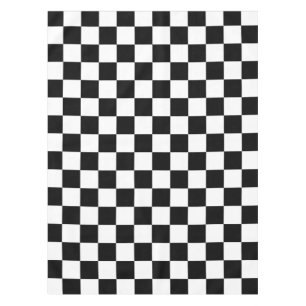 Nappe Vérifier noir blanc À damiers Motif tableau de b
