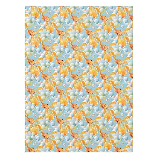 Nappe Vermillion Oiseaux Dans L'Eau Bubble Pastel (Devant)