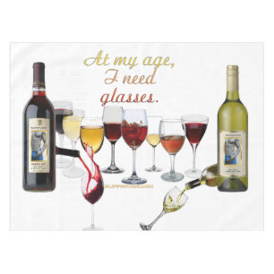 Nappe Verres à vin SlipperyJoe's jeu de mots coquin roug