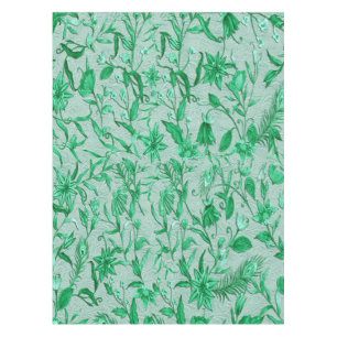 Nappe Vert émeralé sur support de texture sculptée