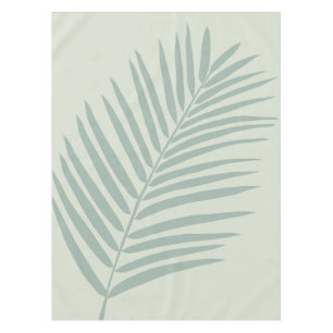 Nappe Vert feuille de palme tropicale