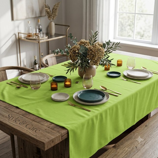 Nappe Vert Sauge 152x213 cm – Faites-la Vôtre (Sage Green 60x84 Tablecloth – Make It Yours)