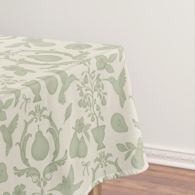 Nappe Vert sauge Perle Parfaite Campagne Française (In Situ)
