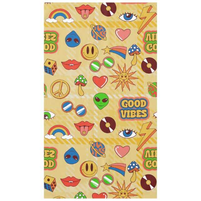 Nappe vibrations positives extraterrestre groovy art pop (Devant)