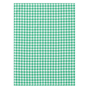 Nappe Vichy Vert et Blanc à Carreaux Pied de Poule