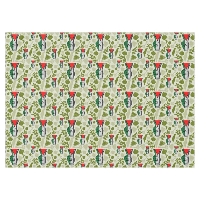 Nappe Victory Sign Hand Resistance Red Triangle Symbol (Devant (Horizontal))