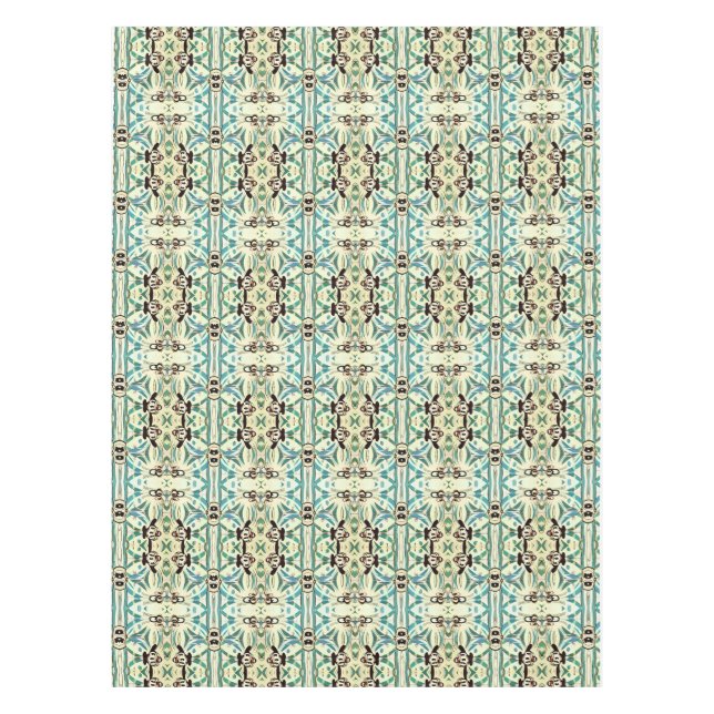 Nappe Vieux Toons Art Déco. (Devant)