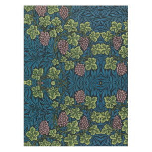 Nappe Vignes avec grappes de raisins roses