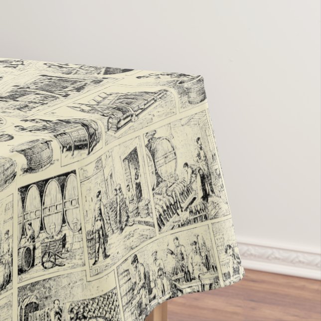 Nappe Vignoble vintage Motif (In Situ)