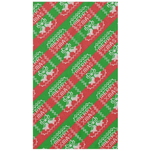 Nappe Vilain pull motif sonnettes Joyeux fils Xmas