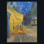 Nappe Vincent van Gogh - Café Terrasse en soirée<br><div class="desc">Café Terrasse sur la Place du Forum à la Nuit - Vincent van Gogh,  1888</div>