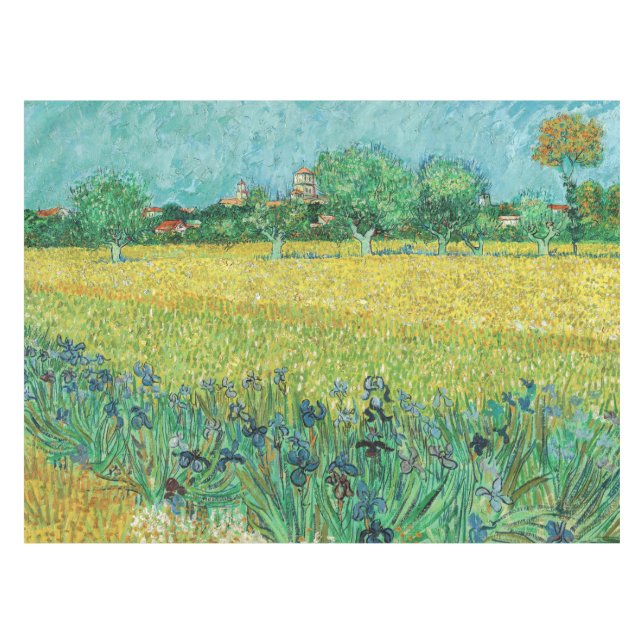 Nappe Vincent van Gogh - Champ aux iris près d'Arles (Devant (Horizontal))