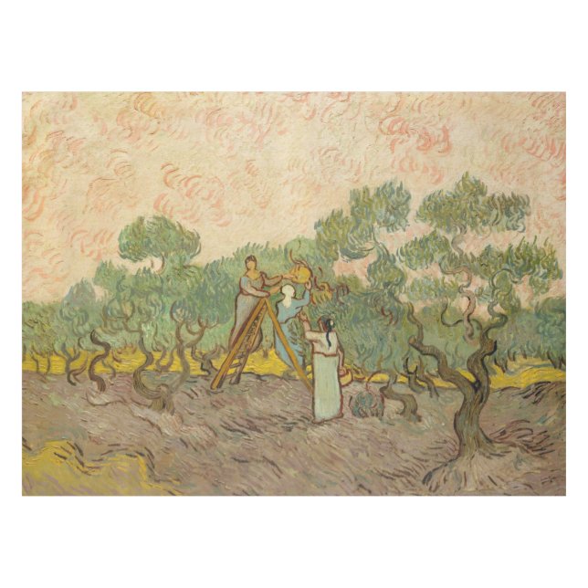 Nappe Vincent van Gogh - Femmes cueillette d'olives (Devant (Horizontal))