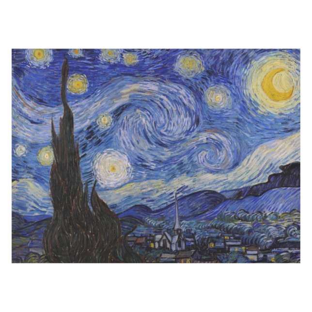 Nappe Vincent Van Gogh - La Nuit étoilée (Devant (Horizontal))