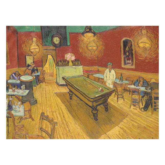 Nappe Vincent van Gogh - Le Café de nuit (Devant (Horizontal))