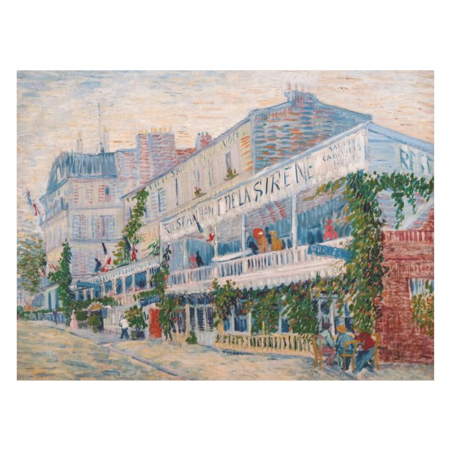 Nappe Vincent van Gogh - Le Restaurant de la Sirene (Devant (Horizontal))