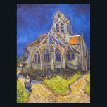 Nappe Vincent van Gogh - L'église d'Auvers<br><div class="desc">L'église d'Auvers / l'Eglise à Auvers-sur-oise par Vincent Van Gogh en 1890</div>