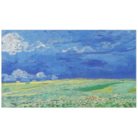 Vincent van Gogh - Les champs de roues sous Thunde