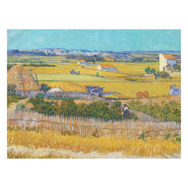 Nappe Vincent van Gogh - Moisson à La Crau (Devant (Horizontal))