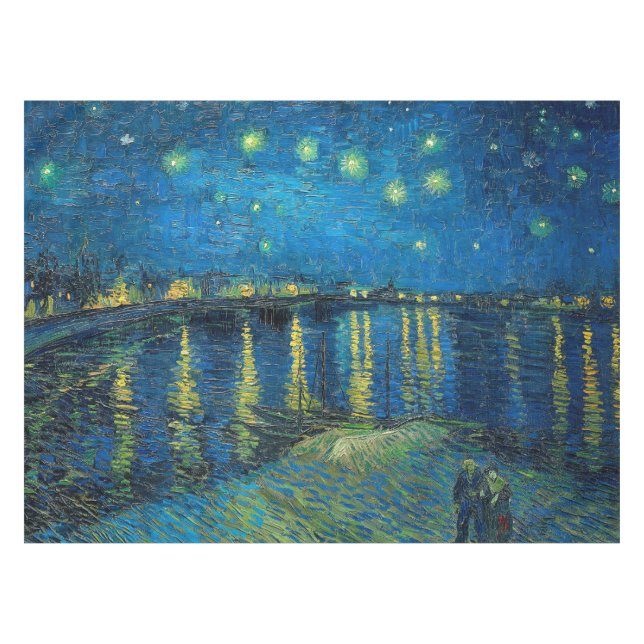 Nappe Vincent Van Gogh Nuit étoilée sur le Rhône (Devant (Horizontal))