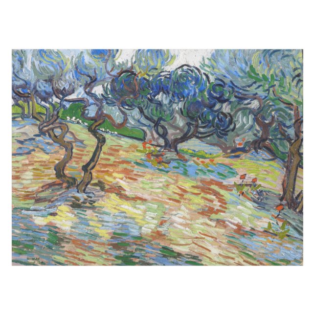 Nappe Vincent van Gogh - Oliviers : Ciel bleu vif (Devant (Horizontal))