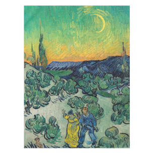 Nappe Vincent van Gogh - Paysage Lune avec couple