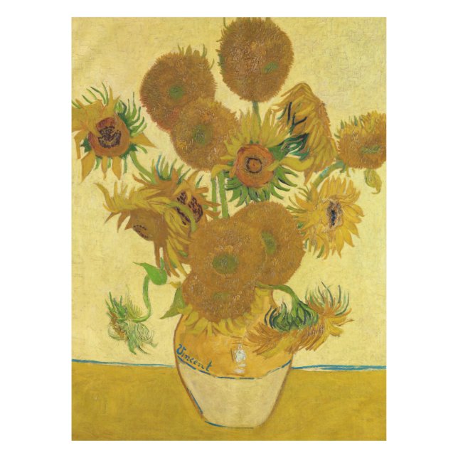 Nappe Vincent van Gogh - Vase avec quinze tournesols (Devant)