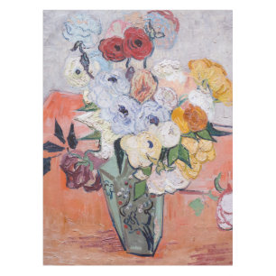 Nappe Vincent van Gogh - Vase avec Roses et anémones
