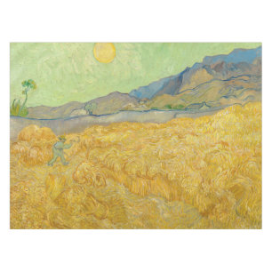 Nappe Vincent van Gogh - Wheatfield avec une Faucheuse