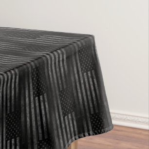 Nappe Vintage Black Grunge USA American Flag Motif