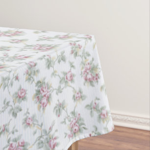 Nappe Vintage chic Rose et raypes