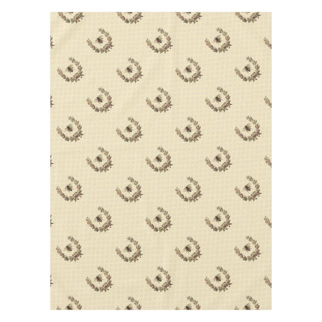 Nappe Vintage couronne d'abeilles (Devant)