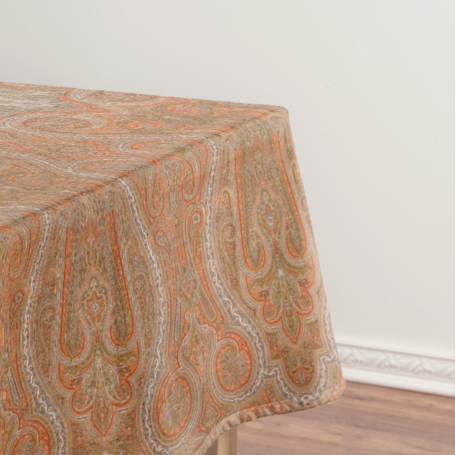Nappe Vintage époque victorienne Boho Paisley Motif (In Situ)