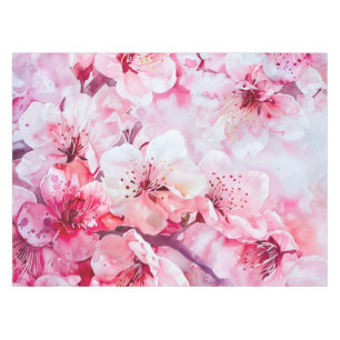 Nappe Vintage Fleur Pétale Rose Douce