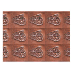 Nappe vintage floral western pays à outils rose en cuir
