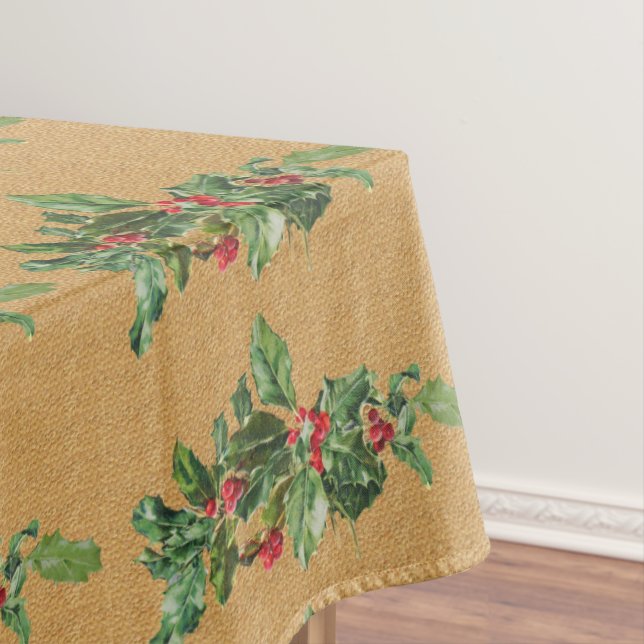 Nappe Vintage Holiday Holly (In Situ)