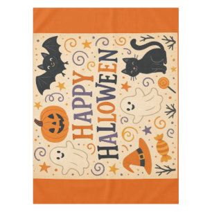 Nappe Vintage, mignonne chauve-souris d'halloween, fantô
