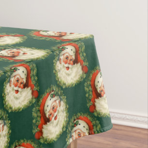 Nappe Vintage Noël Vacances St. Nick Santa Claus