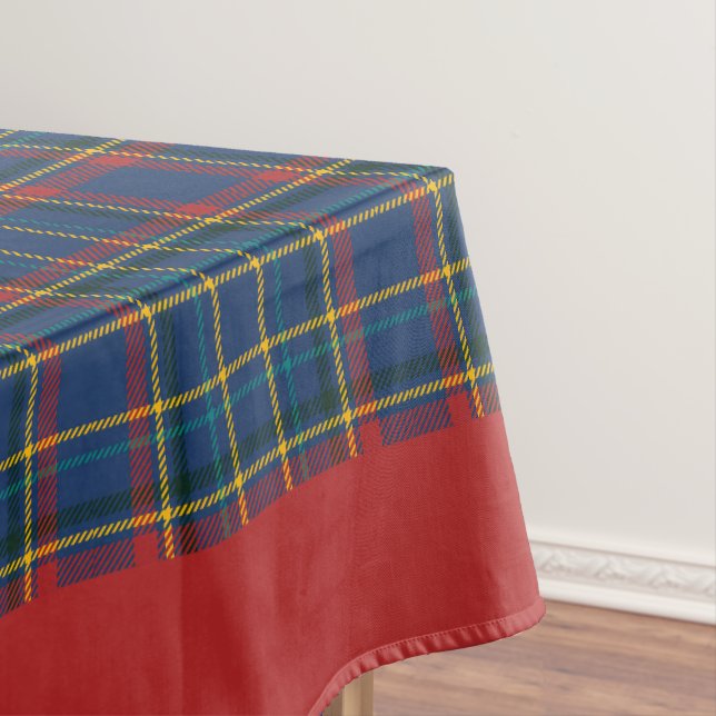Nappe Vintage Scottish Plaid in red & blue (In Situ)