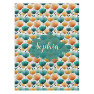 Nappe Vintage Spring Yellow and Green Floral