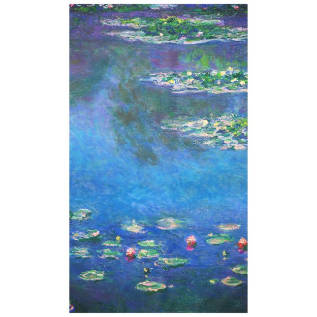 Nappe Vintage Water Lilies by Claude Monet (Devant)