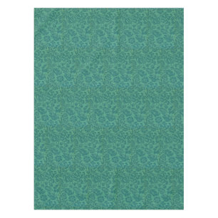 Nappe Vintage William Morris Floral Motif Vert