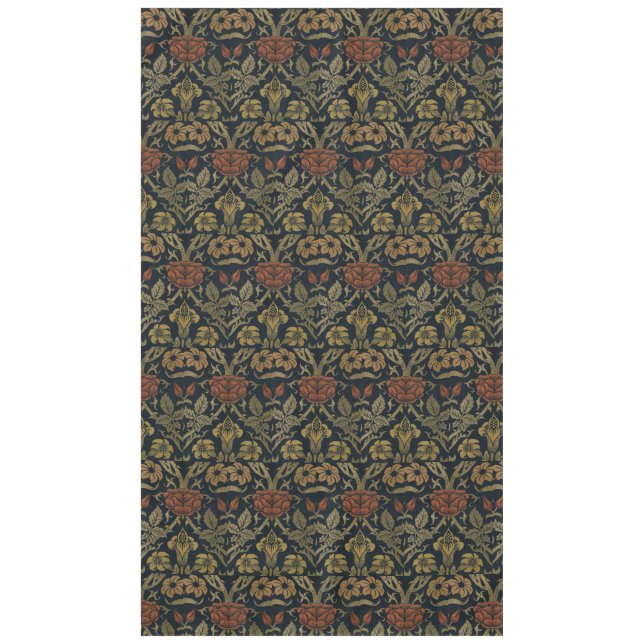 Nappe Vintage William Morris Rose et Lily (Devant)