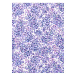 Nappe Violette aquarelle fleurs lilas