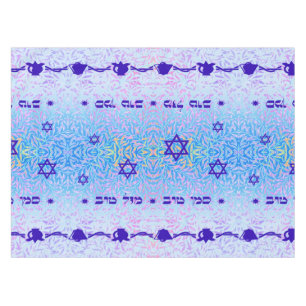 Nappe Violette bleue de Siman Tov et de Mazal Tov