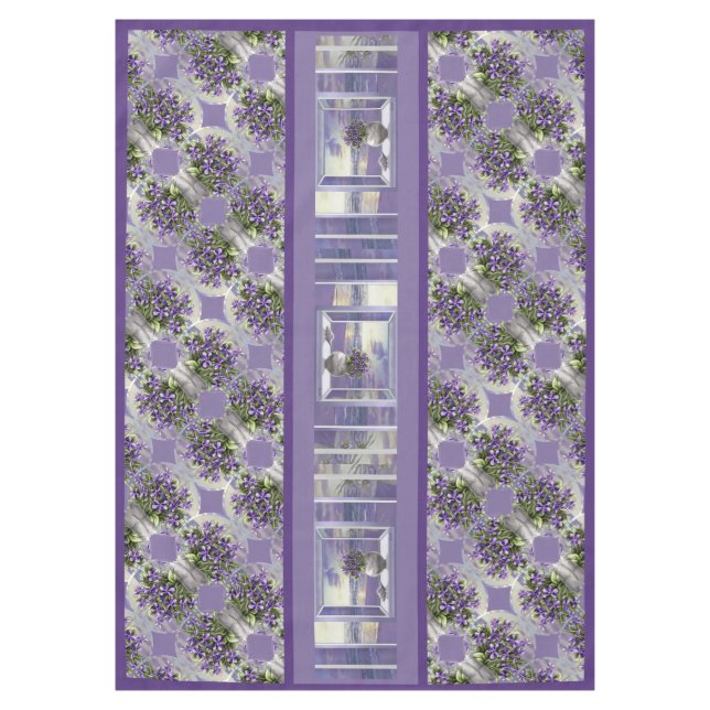 Nappe violettes dans un bocal de lune (Devant)