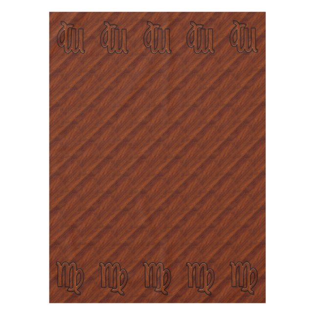 Nappe Virgo Zodiac Connexion en Mahogany Riche Style Boi (Devant)